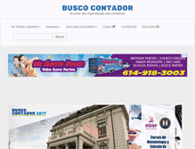 Tablet Screenshot of buscocontador.cl